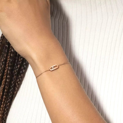 [Okajuri Jewelry]Move Uno Diamond Bracelet