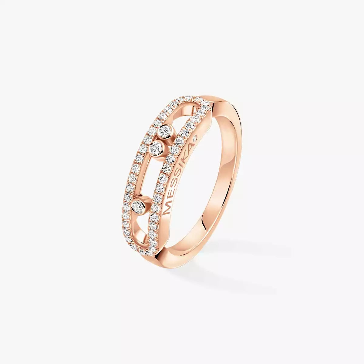 [Okajuri Jewelry] Baby Move Gold Diamond Pave_ Ring