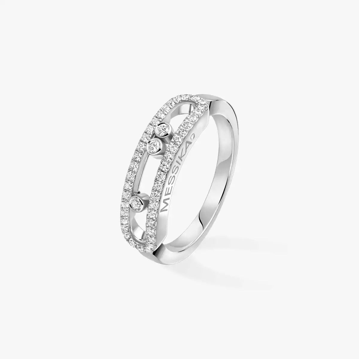 [Okajuri Jewelry] Baby Move Gold Diamond Pave_ Ring