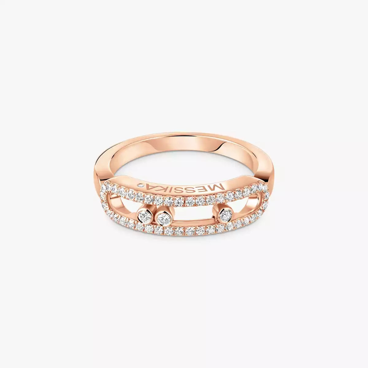 [Okajuri Jewelry] Baby Move Gold Diamond Pave_ Ring
