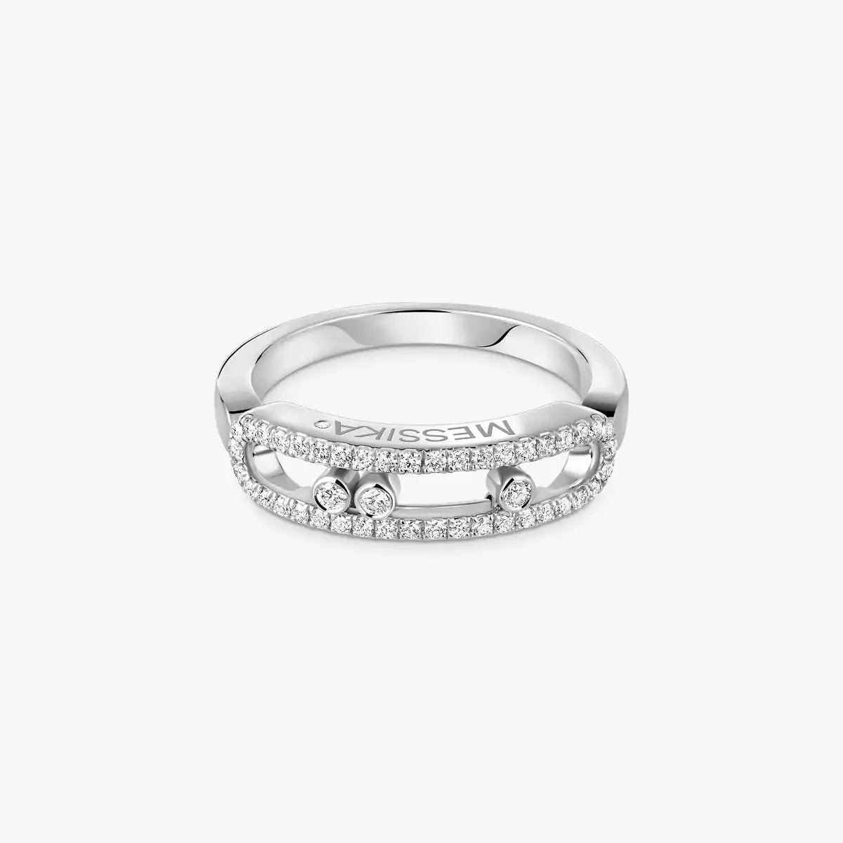 [Okajuri Jewelry] Baby Move Gold Diamond Pave_ Ring