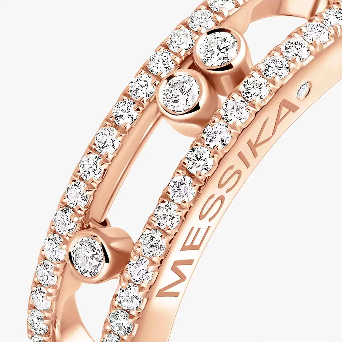 [Okajuri Jewelry] Baby Move Gold Diamond Pave_ Ring