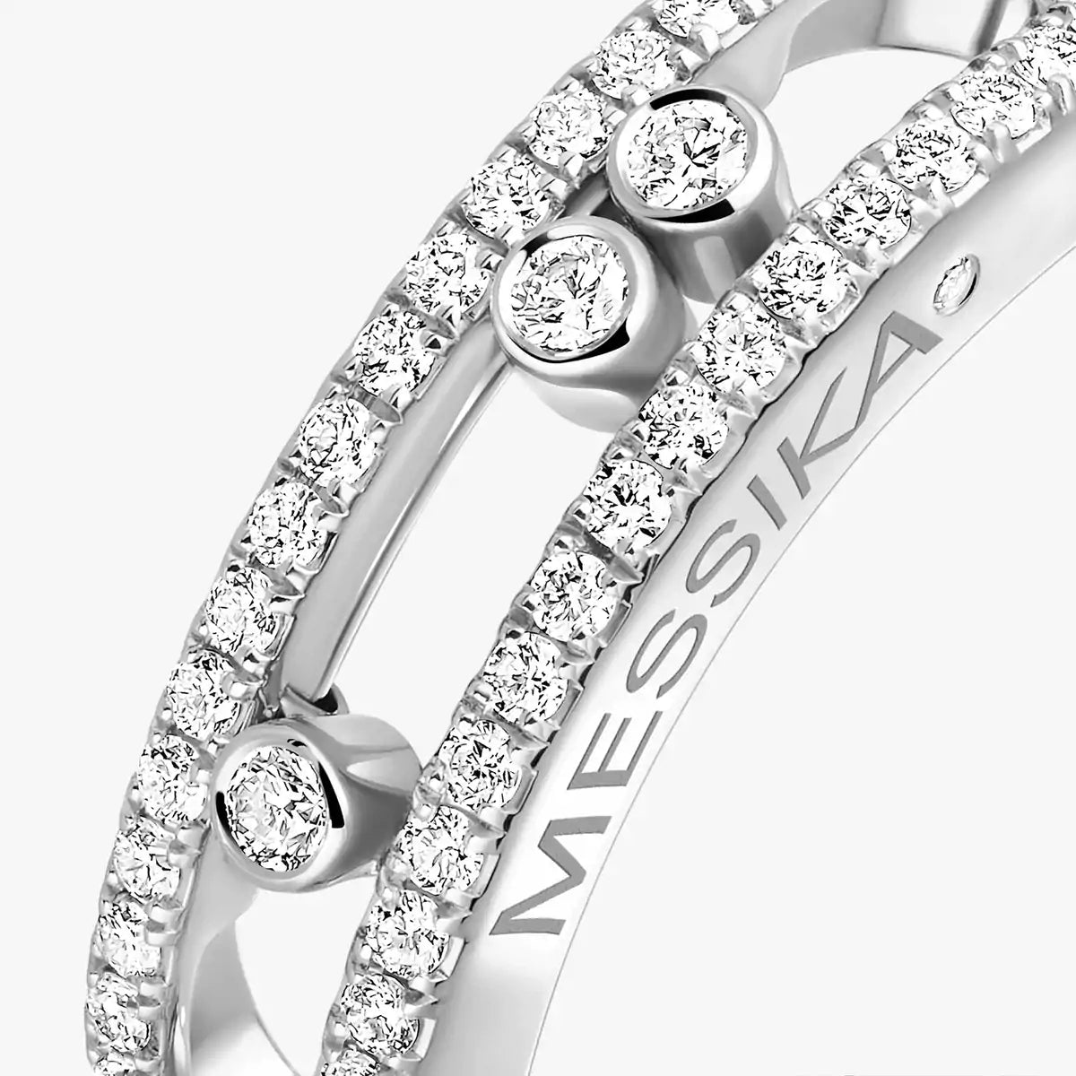[Okajuri Jewelry] Baby Move Gold Diamond Pave_ Ring