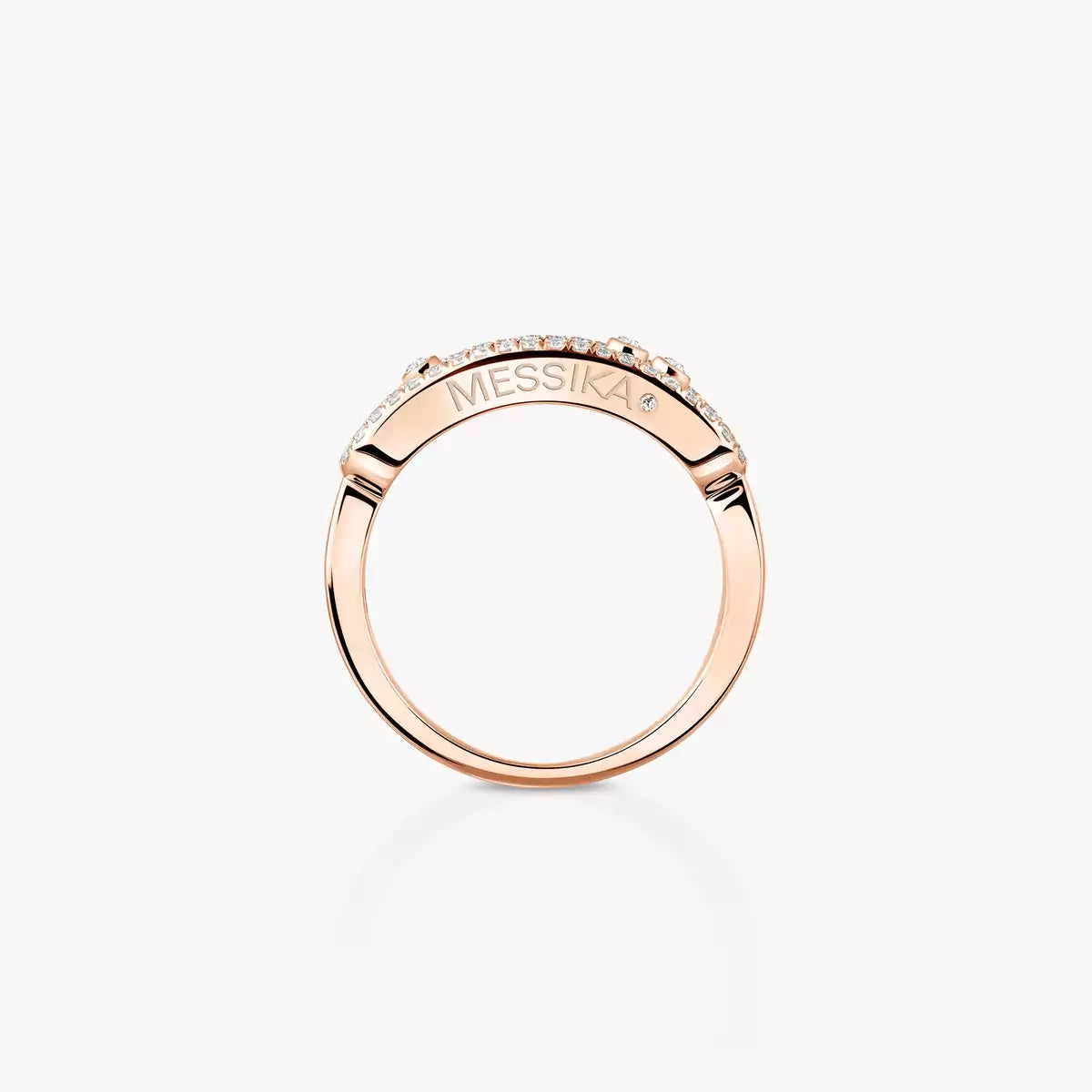 [Okajuri Jewelry] Baby Move Gold Diamond Pave_ Ring