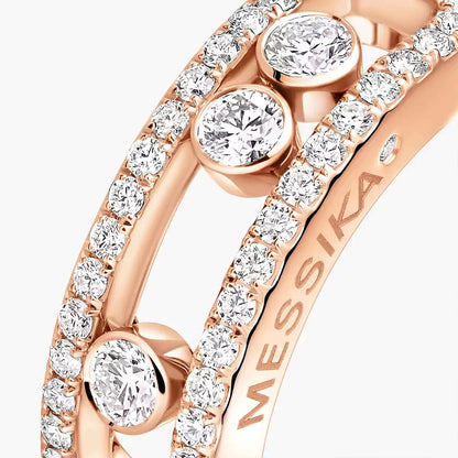 [Okajuri Jewelry] Move Gold Diamond Pave_ Ring
