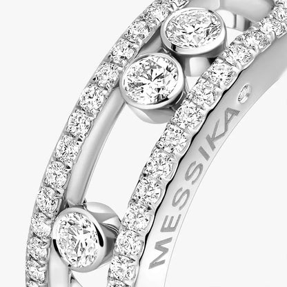 [Okajuri Jewelry] Move Gold Diamond Pave_ Ring