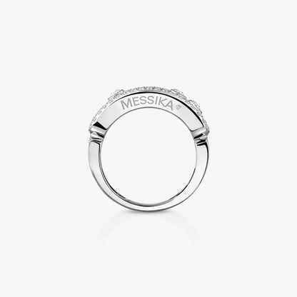 [Okajuri Jewelry] Move Gold Diamond Pave_ Ring