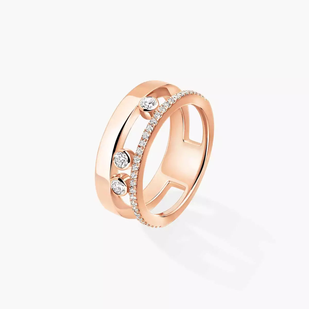 [Okajuri Jewelry]Move Romane Diamond Ring