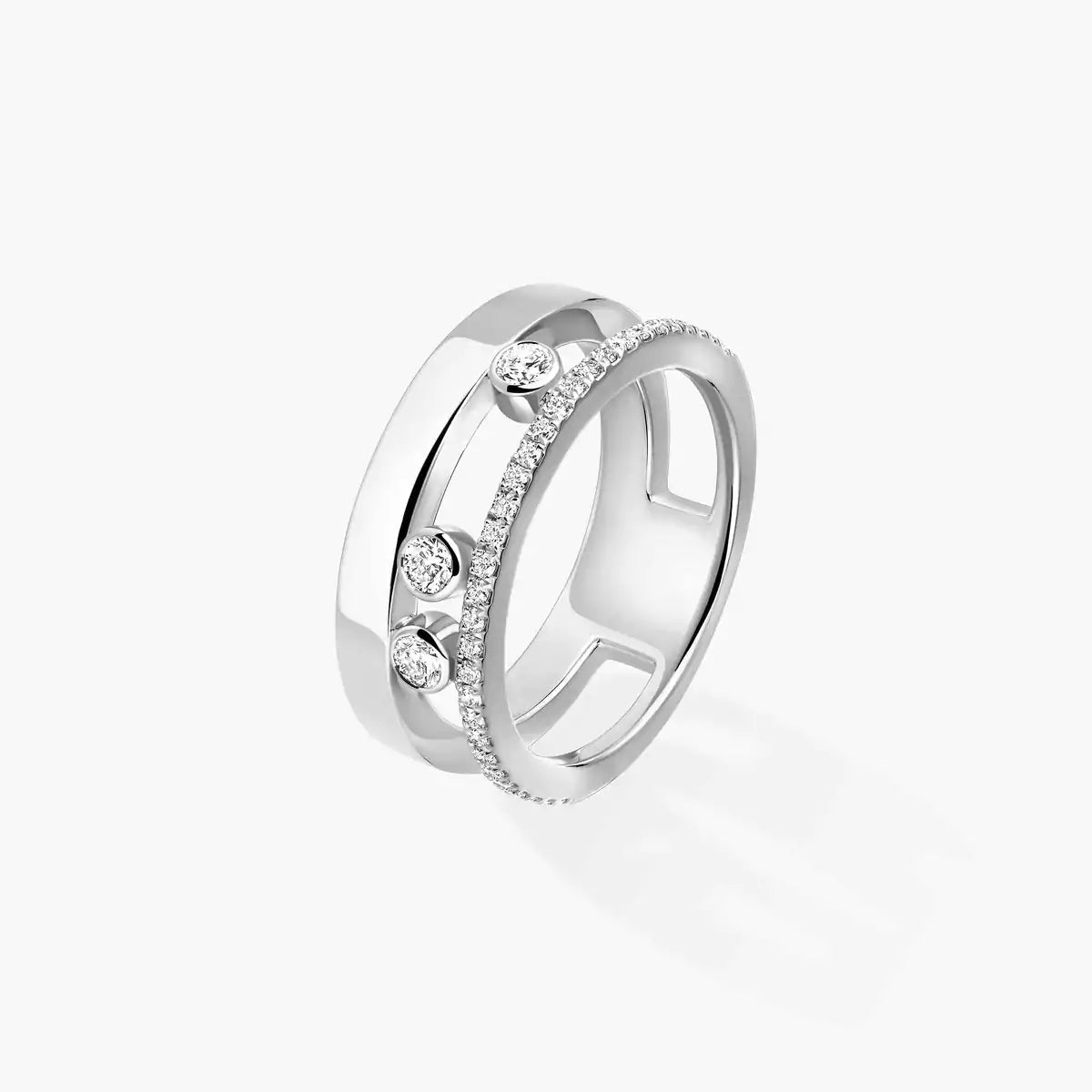 [Okajuri Jewelry]Move Romane Diamond Ring