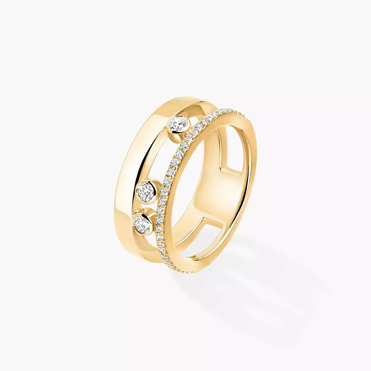 [Okajuri Jewelry]Move Romane Diamond Ring