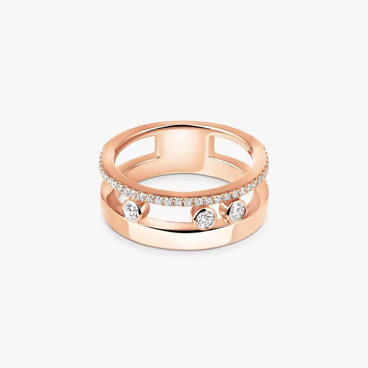 [Okajuri Jewelry]Move Romane Diamond Ring