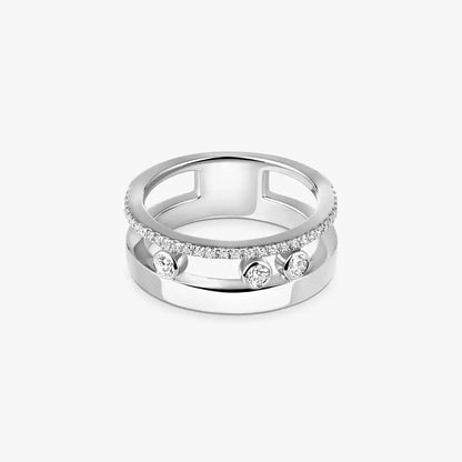 [Okajuri Jewelry]Move Romane Diamond Ring