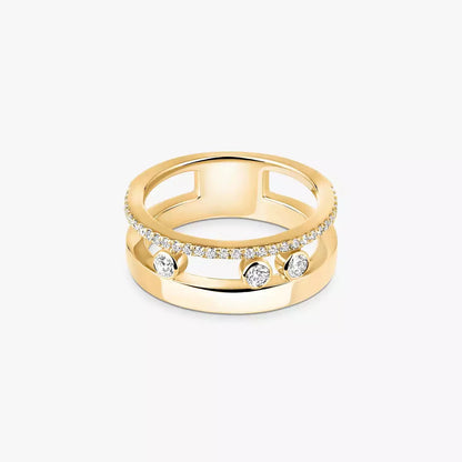 [Okajuri Jewelry]Move Romane Diamond Ring
