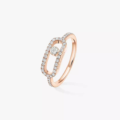 [Okajuri Jewelry]Move Uno Diamond Ring in Gold