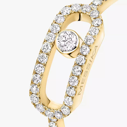 [Okajuri Jewelry]Move Uno Diamond Ring in Gold