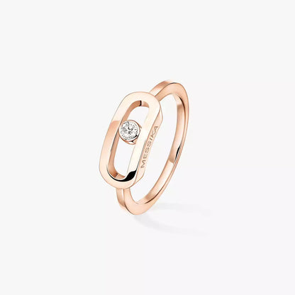 [Okajuri Jewelry]Move Uno Diamond Ring in Gold