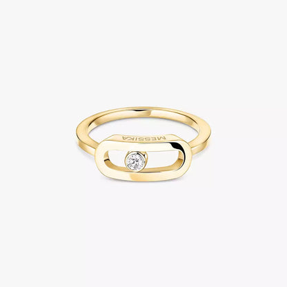 [Okajuri Jewelry]Move Uno Diamond Ring in Gold