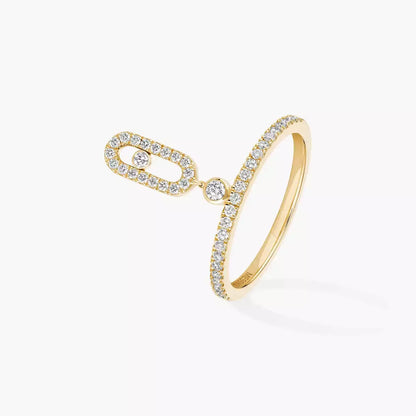 [Okajuri Jewelry]Move Uno Diamond Ring
