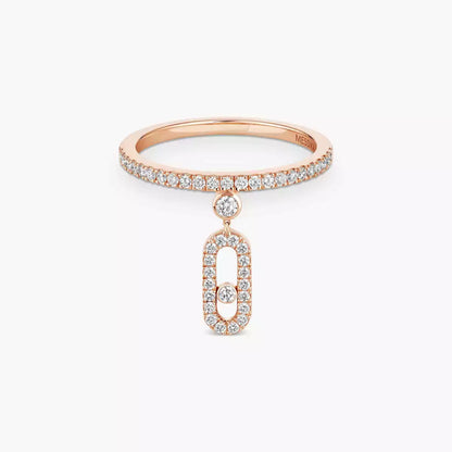 [Okajuri Jewelry]Move Uno Diamond Ring