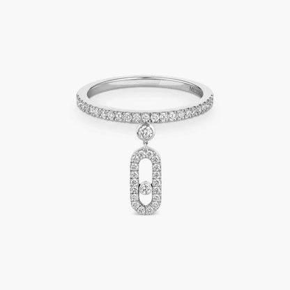 [Okajuri Jewelry]Move Uno Diamond Ring