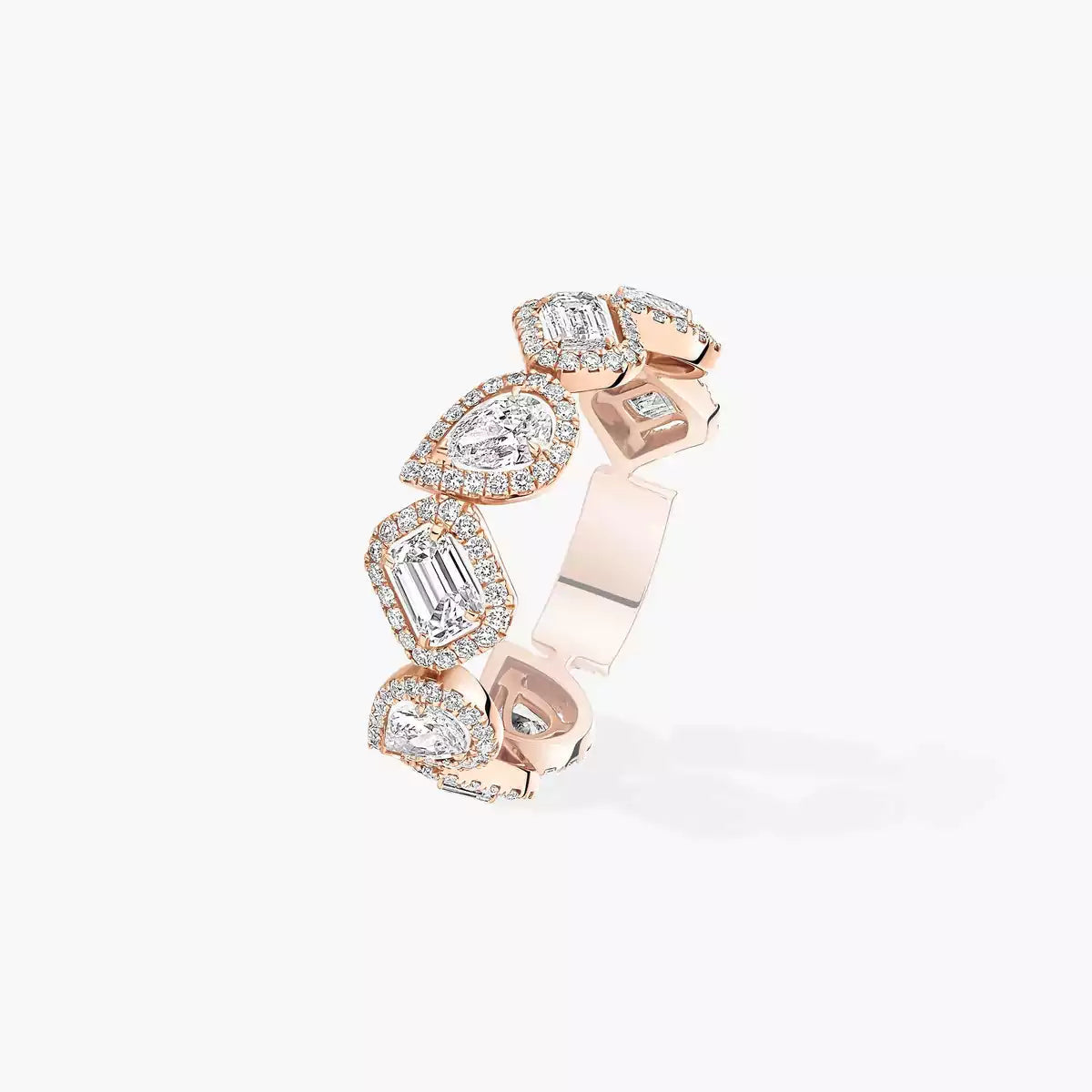 [Okajuri Jewelry]Diamond Wedding Ring My Twin