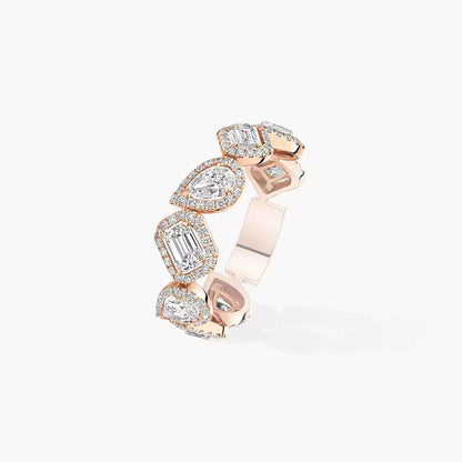 [Okajuri Jewelry]Diamond Wedding Ring My Twin