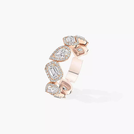 [Okajuri Jewelry]Diamond Wedding Ring My Twin