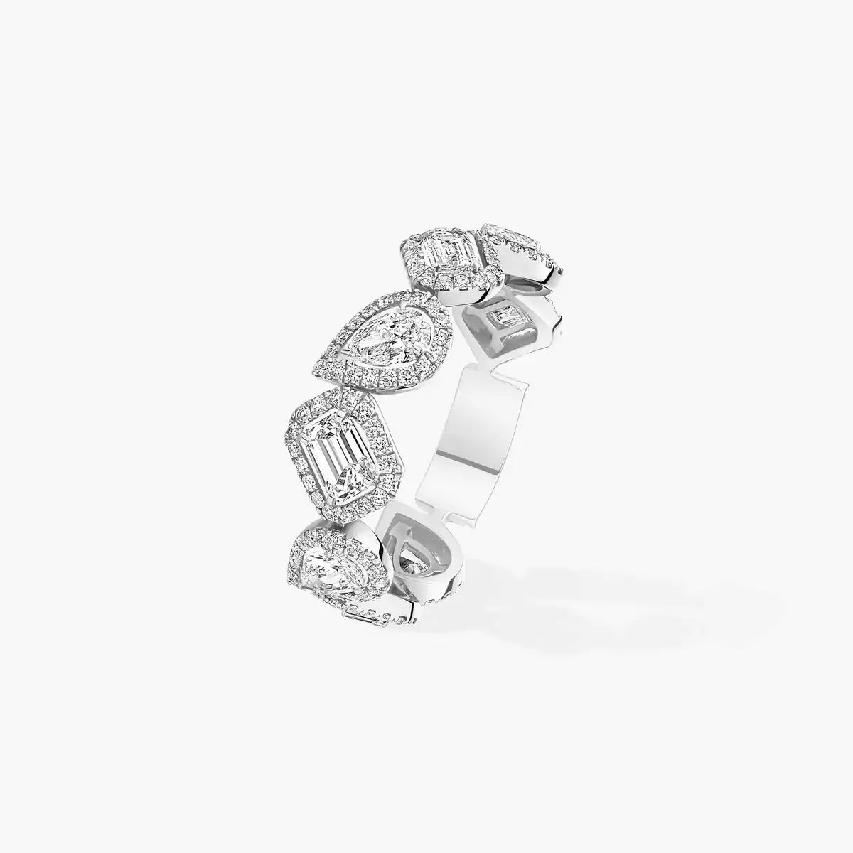 [Okajuri Jewelry]Diamond Wedding Ring My Twin