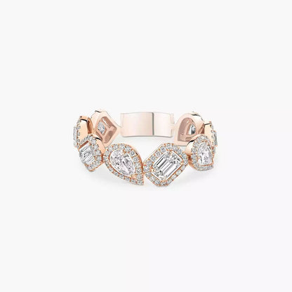 [Okajuri Jewelry]Diamond Wedding Ring My Twin