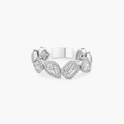 [Okajuri Jewelry]Diamond Wedding Ring My Twin