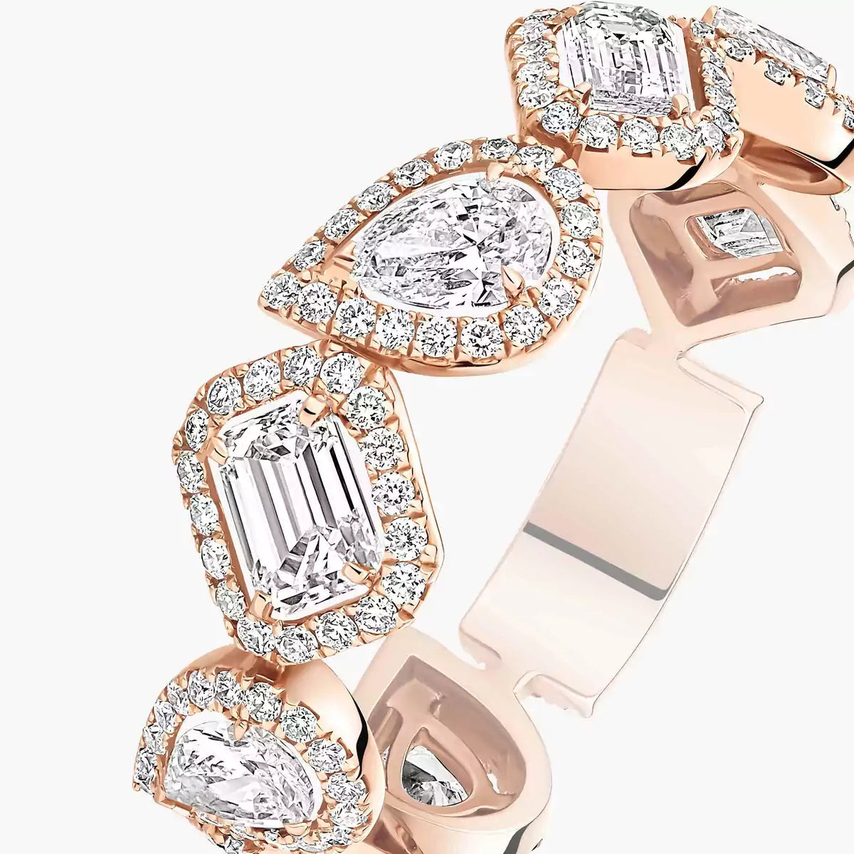 [Okajuri Jewelry]Diamond Wedding Ring My Twin