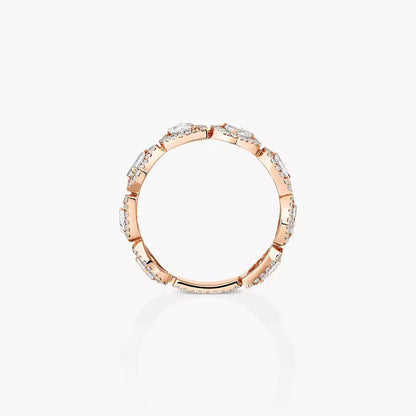 [Okajuri Jewelry]Diamond Wedding Ring My Twin
