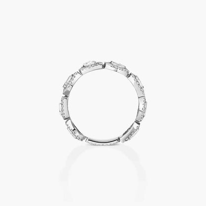 [Okajuri Jewelry]Diamond Wedding Ring My Twin