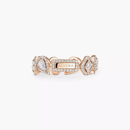 [Okajuri Jewelry]Diamond Wedding Ring My Twin