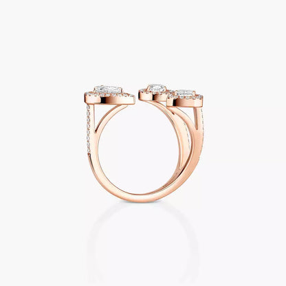 [[Okajuri Jewelry] Diamond Ring 0,25ct My Twin Trilogy