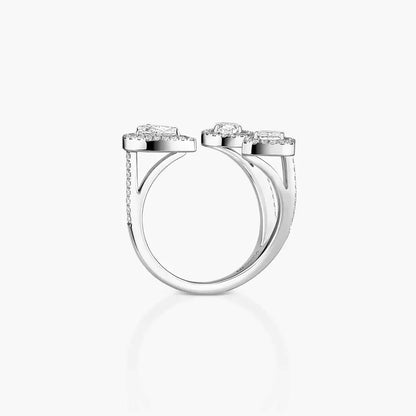 [[Okajuri Jewelry] Diamond Ring 0,25ct My Twin Trilogy