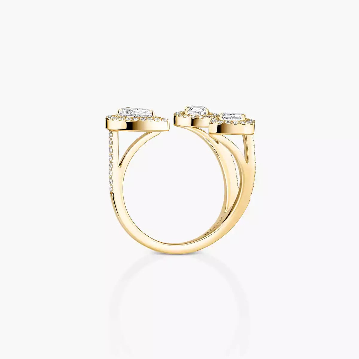 [[Okajuri Jewelry] Diamond Ring 0,25ct My Twin Trilogy