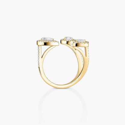 [[Okajuri Jewelry] Diamond Ring 0,25ct My Twin Trilogy
