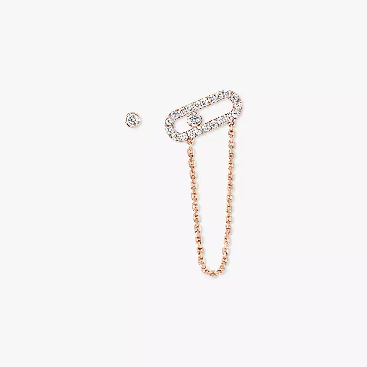 [Okajuri Jewelry]Move Uno Diamond Earrings