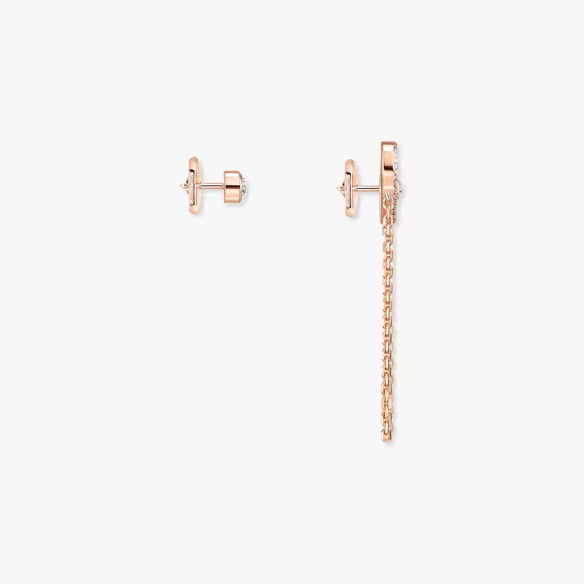 [Okajuri Jewelry]Move Uno Diamond Earrings