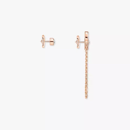 [Okajuri Jewelry]Move Uno Diamond Earrings