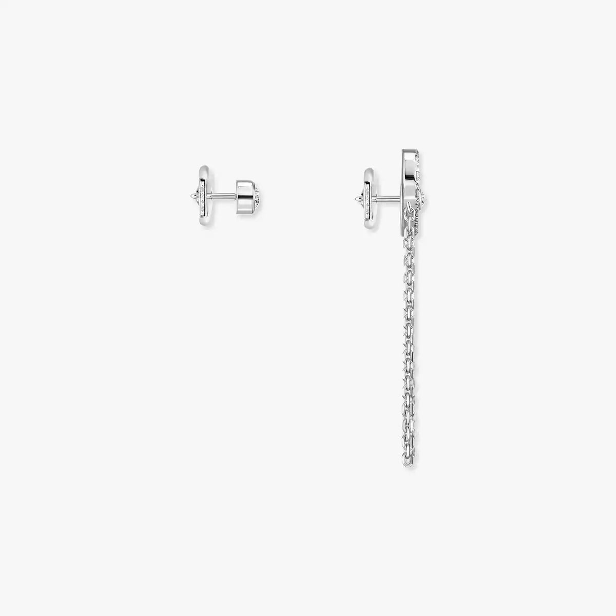 [Okajuri Jewelry]Move Uno Diamond Earrings