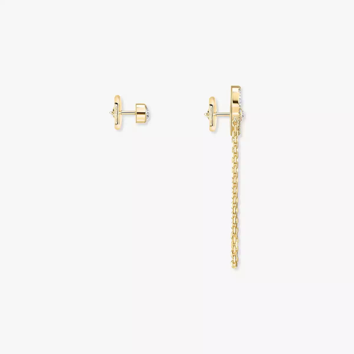 [Okajuri Jewelry]Move Uno Diamond Earrings