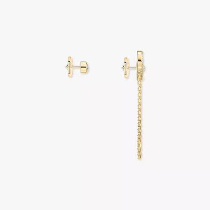 [Okajuri Jewelry]Move Uno Diamond Earrings