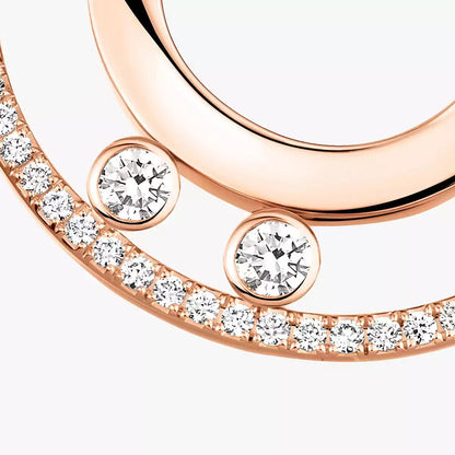 [Okajuri Jewelry]Move Romane Small Diamond Hoop Earrings
