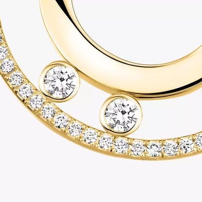[Okajuri Jewelry]Move Romane Small Diamond Hoop Earrings