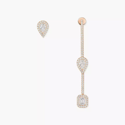 [Okajuri Jewelry]Diamond Drop Earrings My Twin