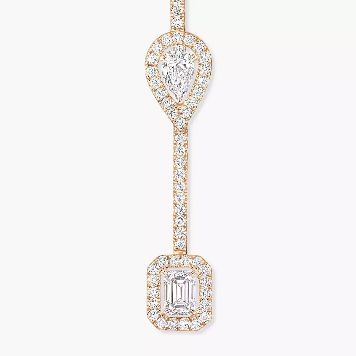 [Okajuri Jewelry]Diamond Drop Earrings My Twin