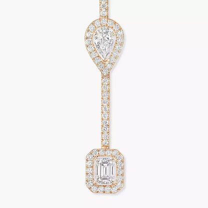 [Okajuri Jewelry]Diamond Drop Earrings My Twin