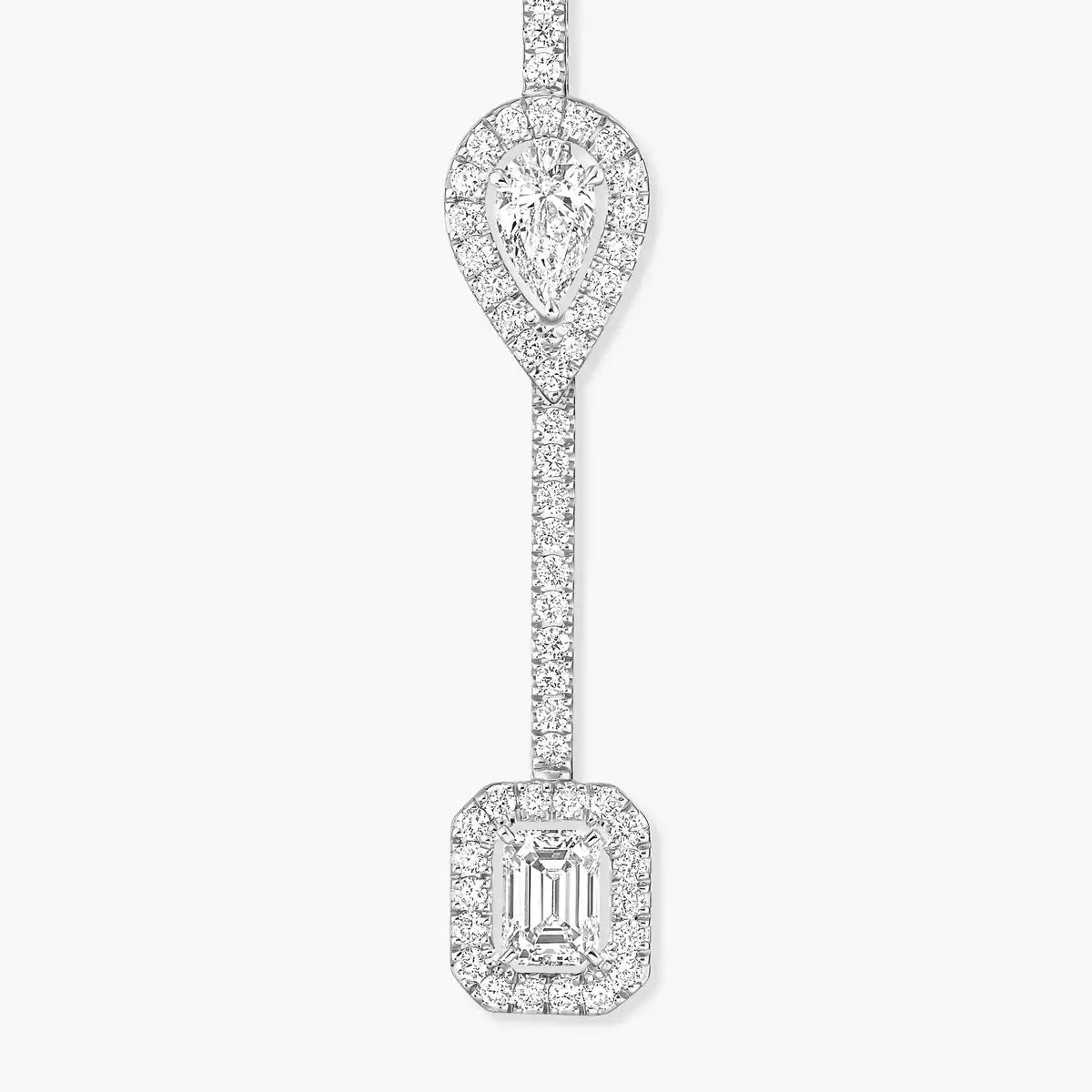 [Okajuri Jewelry]Diamond Drop Earrings My Twin